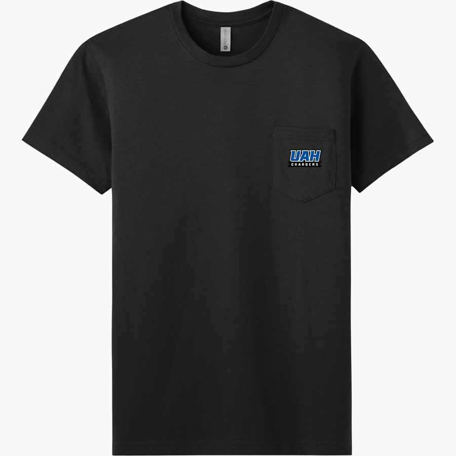 UAH Chargers <span class="pdp-name-mascot">University of Alabama Chargers</span> Next Level Apparel Men's Cotton Pocket Tee