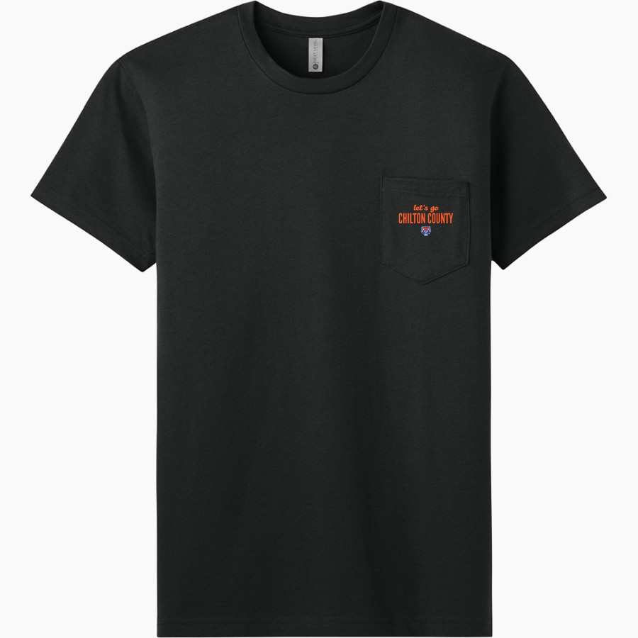 Chilton County Tigers <span class="pdp-name-mascot">Chilton County Tigers</span> Next Level Apparel Men's Cotton Pocket Tee