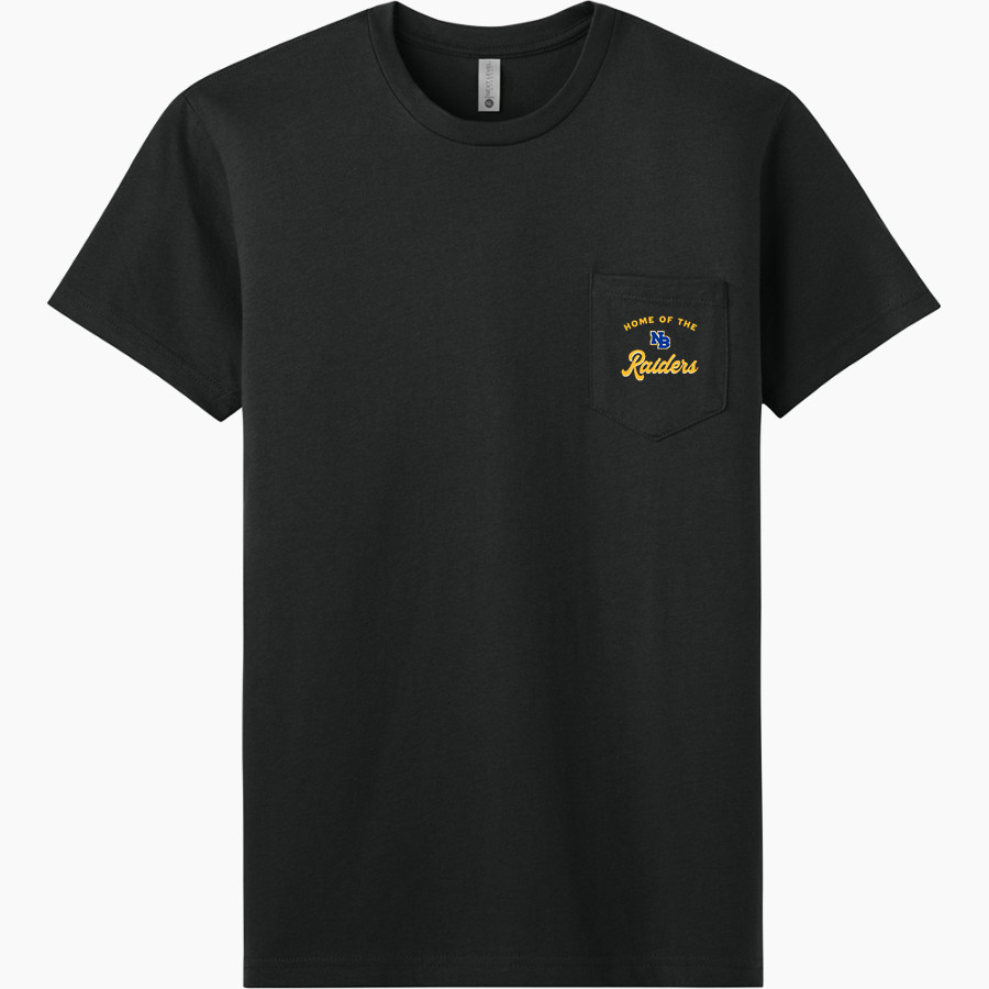 North Brunswick Raiders <span class="pdp-name-mascot">North Brunswick Raiders</span> Next Level Apparel Men's Cotton Pocket Tee