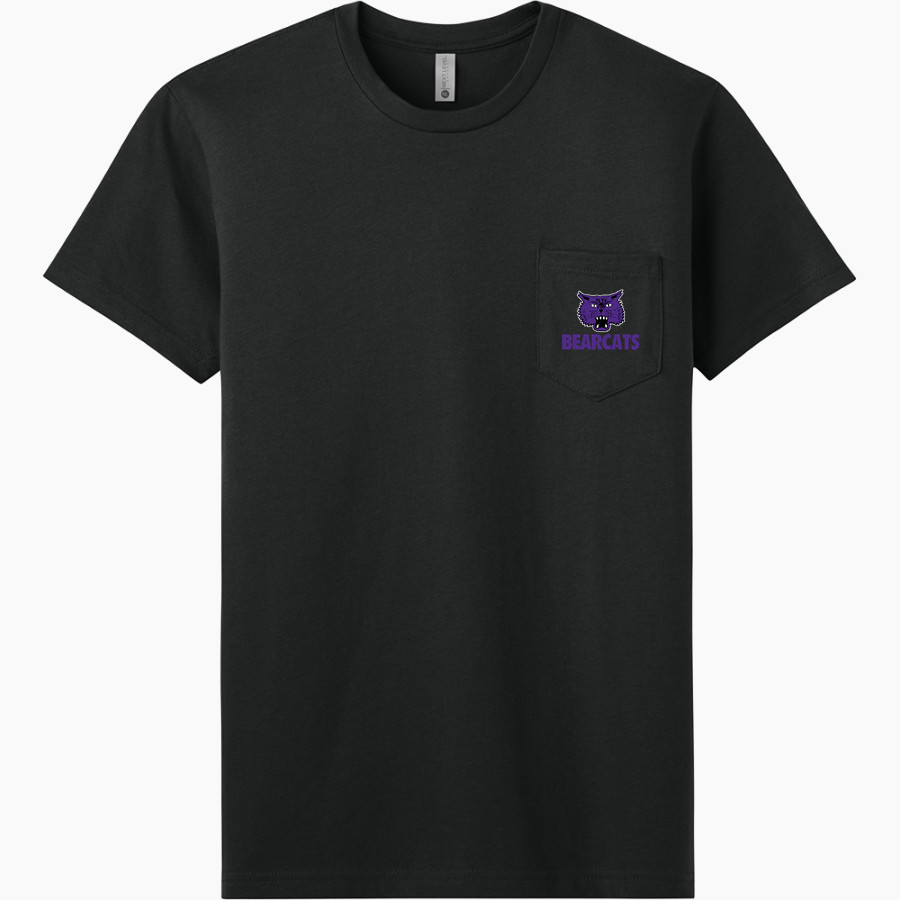 MUNCIE CENTRAL HIGH SCHOOL BEARCATS <span class="pdp-name-mascot">MUNCIE BEARCATS</span> Next Level Apparel Men's Cotton Pocket Tee