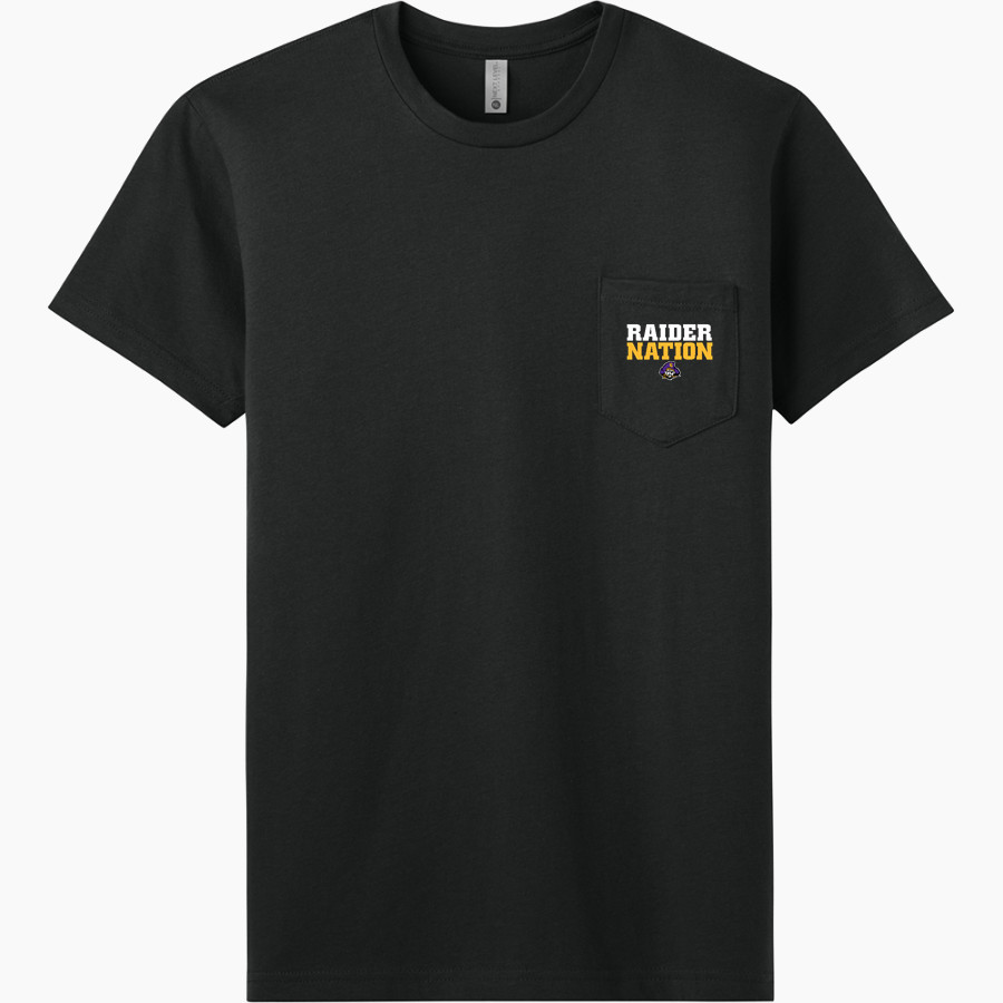 REYNOLDSBURG RAIDERS The Official Online Store <span class="pdp-name-mascot">REYNOLDSBURG RAIDERS</span> Next Level Apparel Men's Cotton Pocket Tee