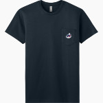 Maritime Privateers <span class="pdp-name-mascot">SUNY Maritime Privateers</span> Next Level Apparel Men's Cotton Pocket Tee Front Thumbnail