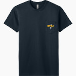 Elm Creek Buffaloes <span class="pdp-name-mascot">Elm Creek Buffaloes</span> Next Level Apparel Men's Cotton Pocket Tee Front Thumbnail