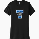 TAHOKA HIGH SCHOOL BULLDOGS <span class="pdp-name-mascot">TAHOKA BULLDOGS</span> Next Level Women's Cotton Tee Front Thumbnail