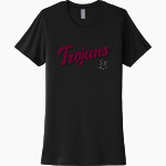 North Crawford Trojans Next Level Women's Cotton Tee Front Thumbnail