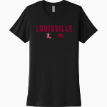 LOUISVILLE HIGH SCHOOL WILDCATS <span class="pdp-name-mascot">LOUISVILLE WILDCATS</span> Next Level Women's Cotton Tee Front Thumbnail