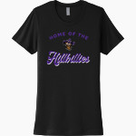 OZARK HIGH SCHOOL HILLBILLIES Next Level Women's Cotton Tee Front Thumbnail