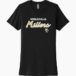 NOBLESVILLE MILLERS stronger together Next Level Women's Cotton Tee Front Thumbnail