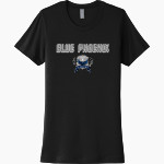 STEM Innovation Academy of the Oranges we rise together <span class="pdp-name-mascot">STEM Phoenix</span> Next Level Women's Cotton Tee Front Thumbnail