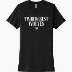 Timbercrest Wolves <span class="pdp-name-mascot">Timbercrest Wolves</span> Next Level Women's Cotton Tee Front Thumbnail