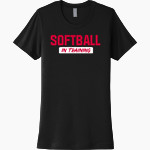Mass Dynamites Softball Softball Next Level Women's Cotton Tee Front Thumbnail