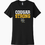 Haddam Killingworth Cougars Online Store Next Level Women's Cotton Tee Front Thumbnail