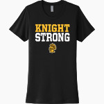 MCQUAID JESUIT HIGH SCHOOL KNIGHTS Next Level Women's Cotton Tee Front Thumbnail