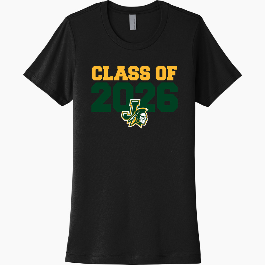 JUPITER HIGH SCHOOL WARRIORS <span class="pdp-name-mascot">JUPITER WARRIORS</span> Next Level Women's Cotton Tee