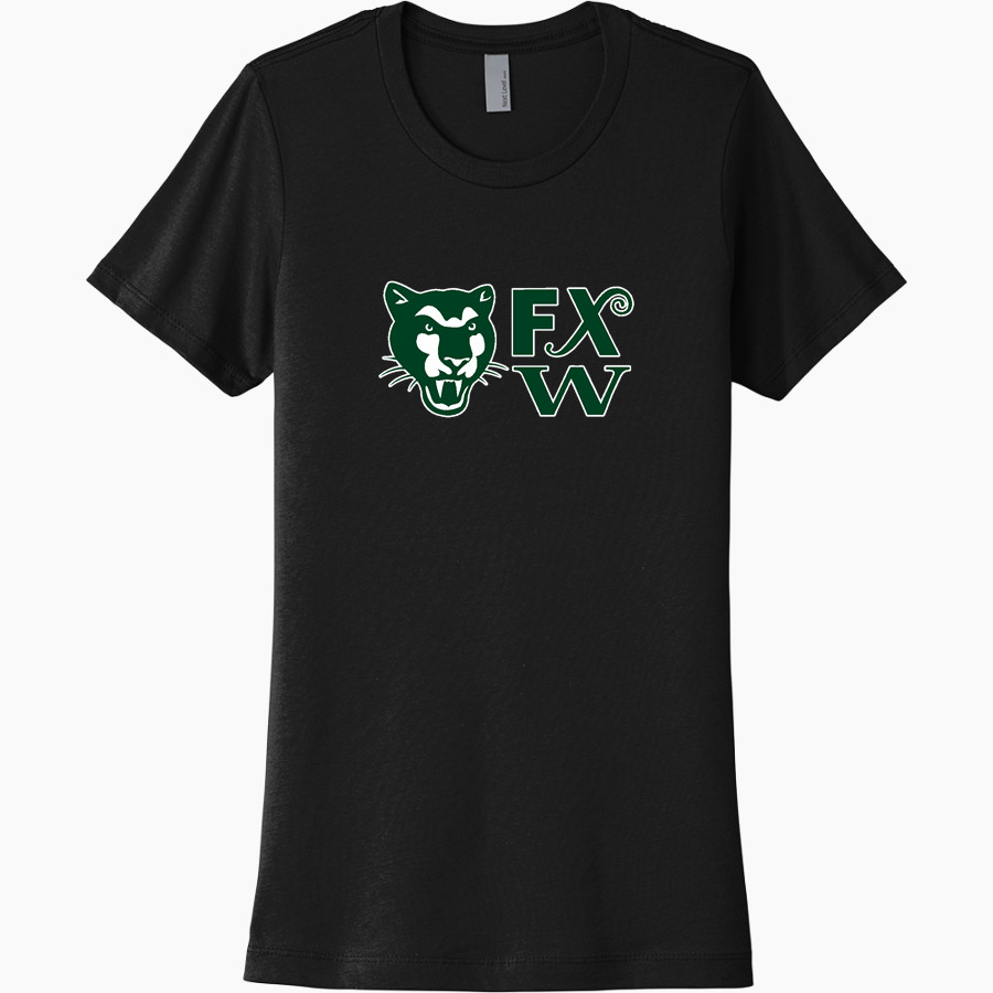 Frances Xavier Warde Jaguars <span class="pdp-name-mascot">Frances Xavier Warde School Jaguars</span> Next Level Women's Cotton Tee