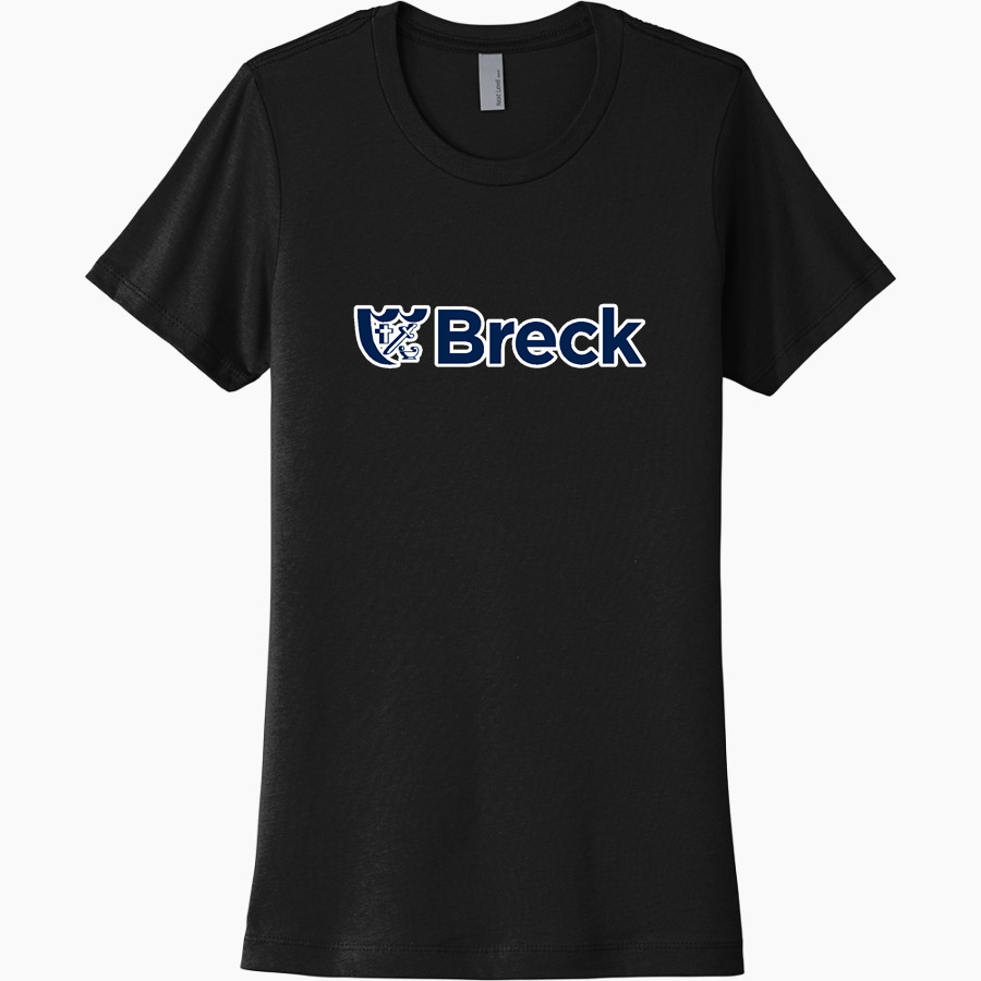 Breck Mustangs Next Level Women's Cotton Tee