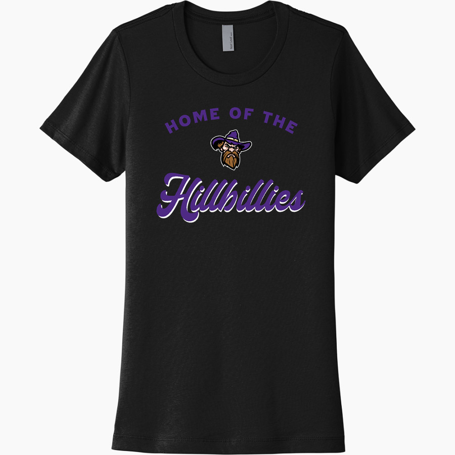 OZARK HIGH SCHOOL HILLBILLIES Next Level Women's Cotton Tee