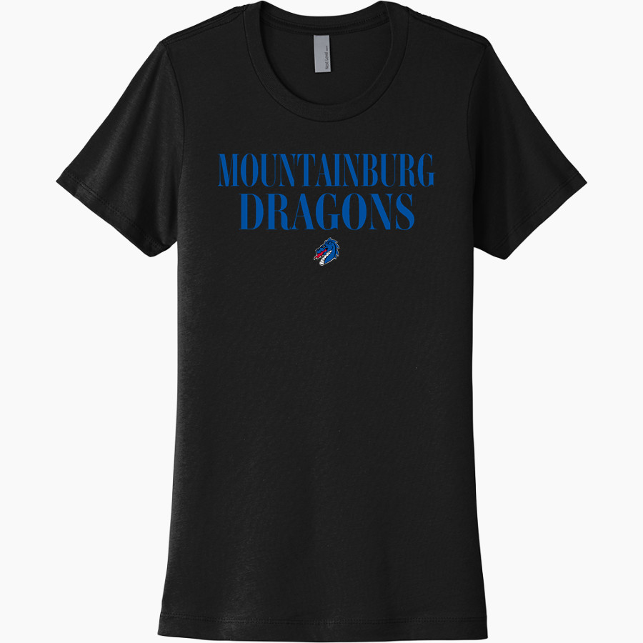 Mountainburg Dragons <span class="pdp-name-mascot">Mountainburg Dragons</span> Next Level Women's Cotton Tee