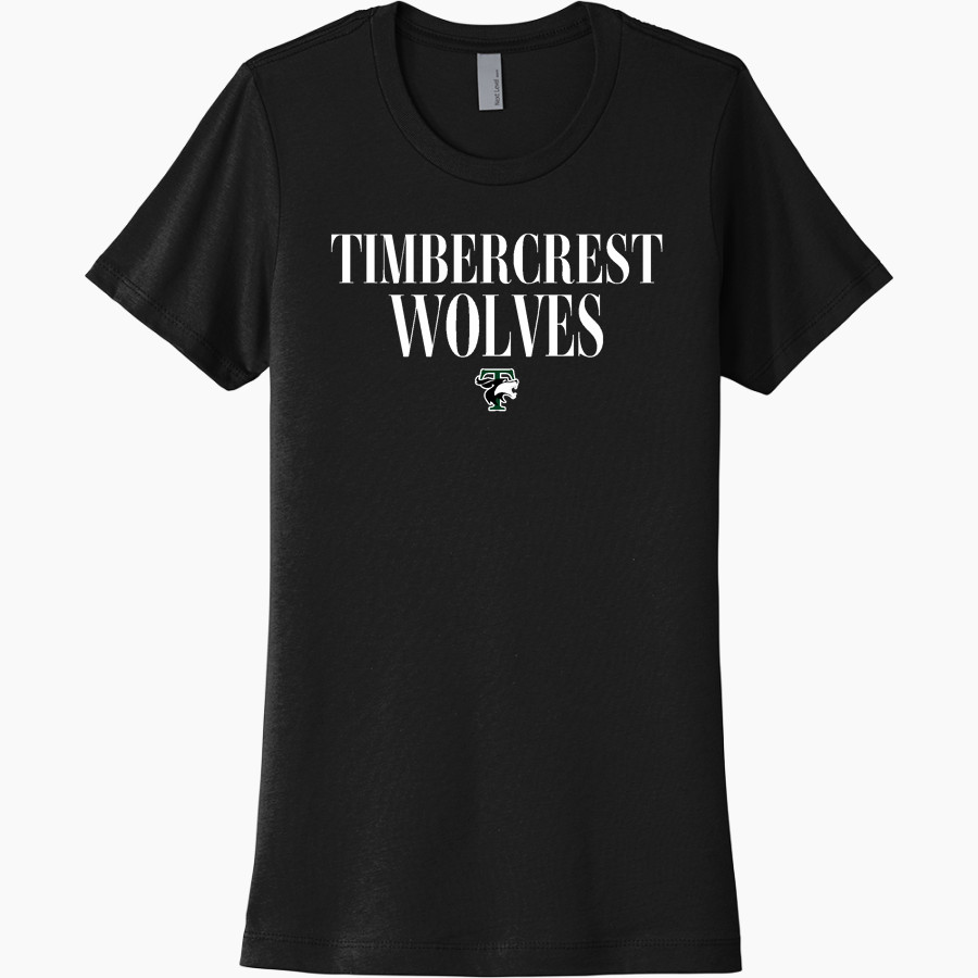 Timbercrest Wolves <span class="pdp-name-mascot">Timbercrest Wolves</span> Next Level Women's Cotton Tee