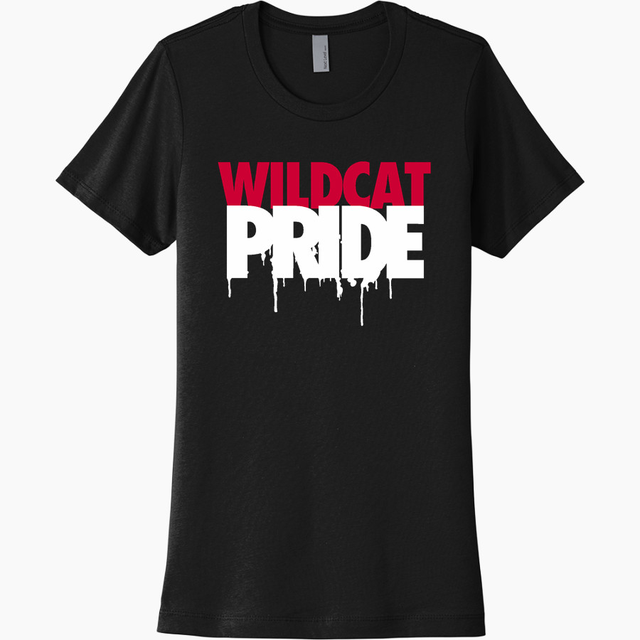 CARNEGIE HIGH SCHOOL WILDCATS <span class="pdp-name-mascot">CARNEGIE WILDCATS</span> Next Level Women's Cotton Tee