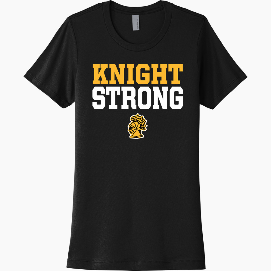 MCQUAID JESUIT HIGH SCHOOL KNIGHTS Next Level Women's Cotton Tee