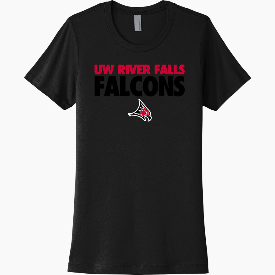 UW River Falls Falcons Next Level Women's Cotton Tee