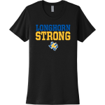DIME BOX HIGH SCHOOL LONGHORNS <span class="pdp-name-mascot">DIME BOX LONGHORNS</span> Next Level Apparel Women's Cotton Tee Front Thumbnail