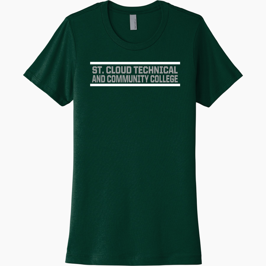 SCTCC Cyclones Online Apparel Store <span class="pdp-name-mascot">St Cloud Cyclones</span> Next Level Women's Cotton Tee