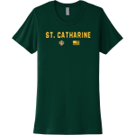 St. Catharine St. Catharine Knight <span class="pdp-name-mascot">St. Catharine Knights of Columbus</span> Next Level Apparel Women's Cotton Tee Front Thumbnail