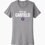 Garfield Bulldogs Next Level Women's Cotton Tee Front Thumbnail