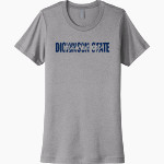 Dickinson State Blue Hawks Next Level Women's Cotton Tee Front Thumbnail