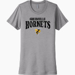 GREENVILLE HIGH SCHOOL HORNETS <span class="pdp-name-mascot">GREENVILLE HORNETS</span> Next Level Women's Cotton Tee Front Thumbnail