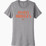 Osseo Orioles <span class="pdp-name-mascot">Osseo Orioles</span> Next Level Women's Cotton Tee Front Thumbnail