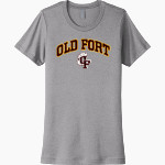 OLD FORT HIGH SCHOOL STOCKADERS <span class="pdp-name-mascot">OLD FORT STOCKADERS</span> Next Level Women's Cotton Tee Front Thumbnail
