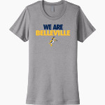 BELLEVILLE HIGH SCHOOL WILDCATS <span class="pdp-name-mascot">BELLEVILLE WILDCATS</span> Next Level Women's Cotton Tee Front Thumbnail