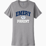 Emery Jaguars Next Level Women's Cotton Tee Front Thumbnail