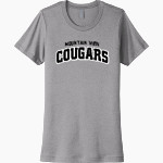 Mountain View Cougars <span class="pdp-name-mascot">Mountain View Cougars</span> Next Level Women's Cotton Tee Front Thumbnail