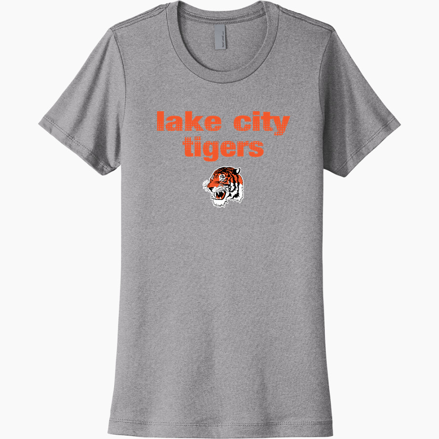 LAKE CITY HIGH SCHOOL TIGERS <span class="pdp-name-mascot">LAKE CITY TIGERS</span> Next Level Women's Cotton Tee