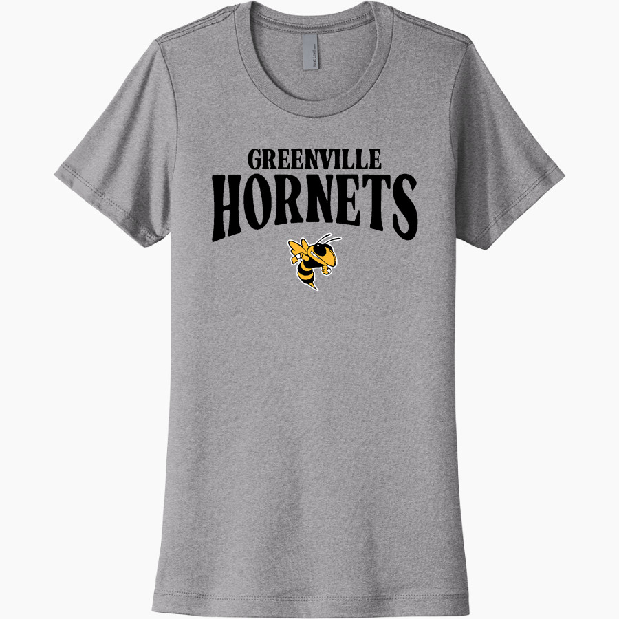 GREENVILLE HIGH SCHOOL HORNETS <span class="pdp-name-mascot">GREENVILLE HORNETS</span> Next Level Women's Cotton Tee