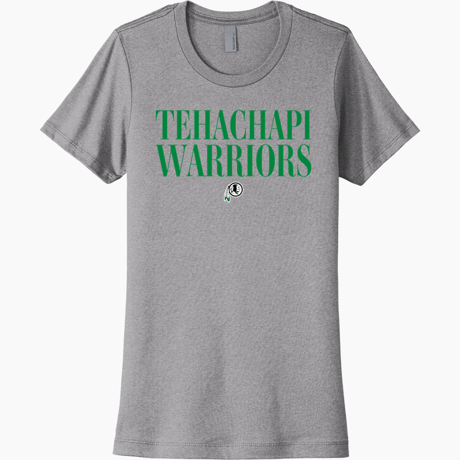 TEHACHAPI HIGH SCHOOL WARRIORS <span class="pdp-name-mascot">TEHACHAPI WARRIORS</span> Next Level Women's Cotton Tee