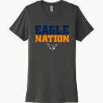 Jubilee Harlingen Eagles Next Level Women's Cotton Tee Front Thumbnail