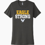 Brooklane Baptist Eagles Next Level Women's Cotton Tee Front Thumbnail