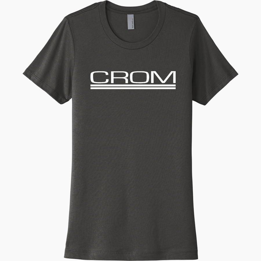 CROM 0 <span class="pdp-name-mascot">CROM Corp</span> Next Level Women's Cotton Tee