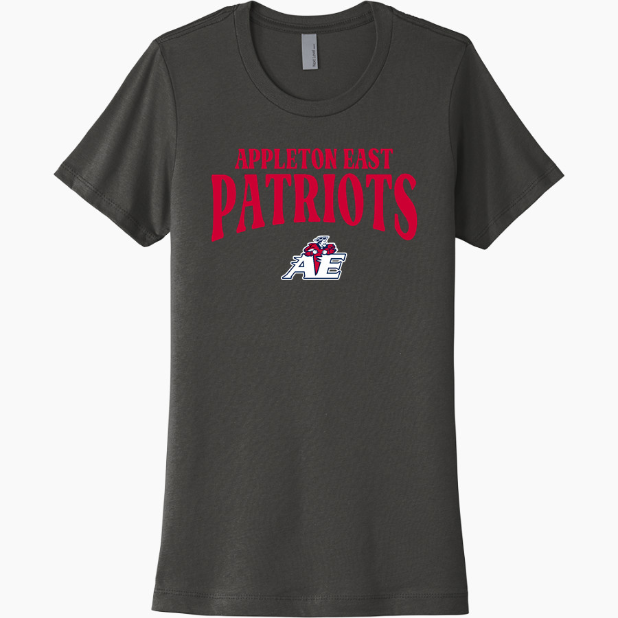 APPLETON EAST PATRIOTS <span class="pdp-name-mascot">EAST PATRIOTS</span> Next Level Women's Cotton Tee