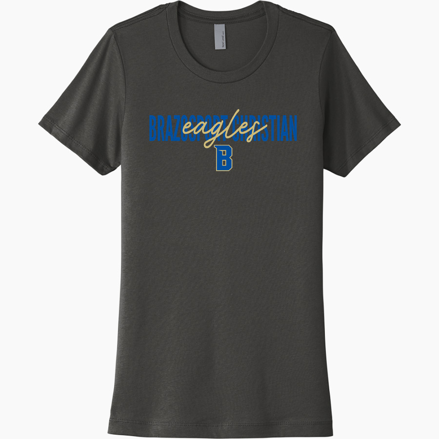 Brazosport Christian Eagles Next Level Women's Cotton Tee