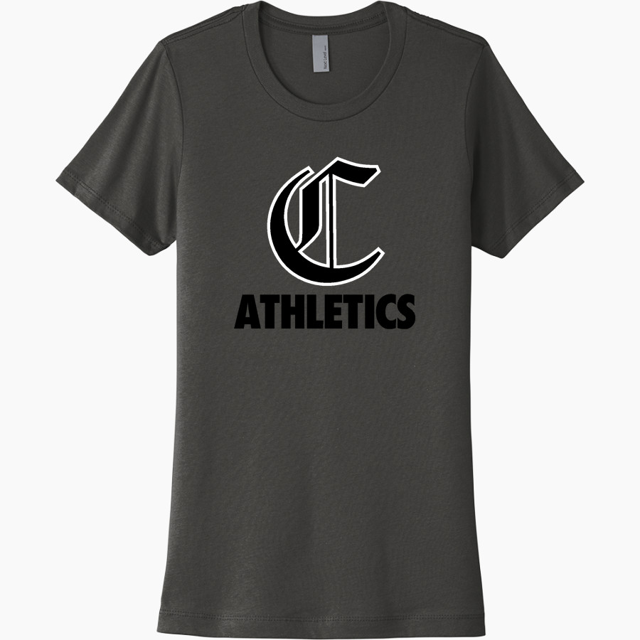 CISTERCIAN PREPARATORY SCHOOL HAWKS <span class="pdp-name-mascot">CISTERCIAN HAWKS</span> Next Level Women's Cotton Tee