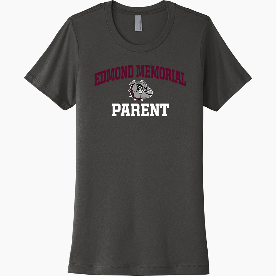 EDMOND MEMORIAL HIGH SCHOOL BULLDOGS <span class="pdp-name-mascot">EDMOND MEMORIAL BULLDOGS</span> Next Level Women's Cotton Tee