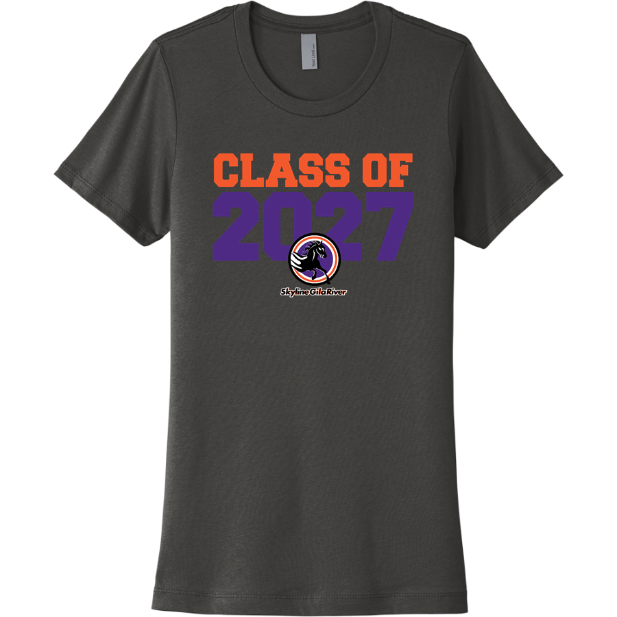 Skyline Gila River Mustangs <span class="pdp-name-mascot">Skyline Mustangs</span> Next Level Apparel Women's Cotton Tee
