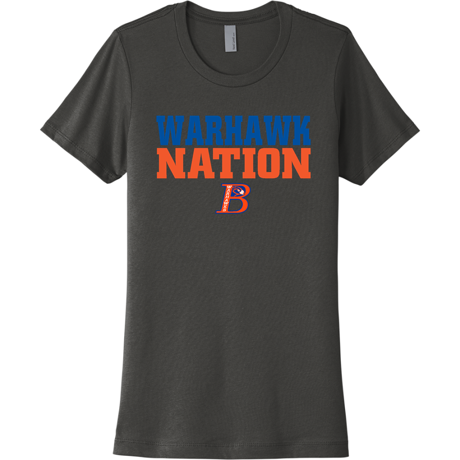 Bloomfield Warhawks <span class="pdp-name-mascot">Bloomfield Warhawks</span> Next Level Apparel Women's Cotton Tee
