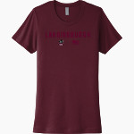 Lansingburgh Knights The Official Online Store <span class="pdp-name-mascot">Lansingburgh Knights</span> Next Level Women's Cotton Tee Front Thumbnail